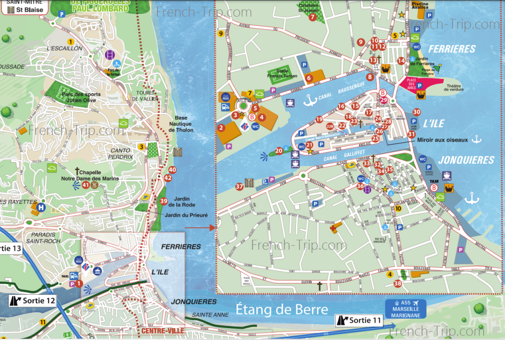 Martigues map