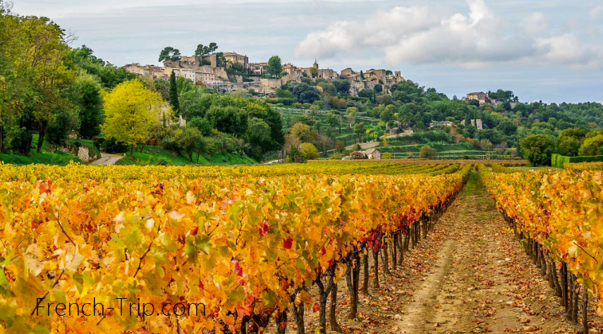 Provence and Luberon in autumn