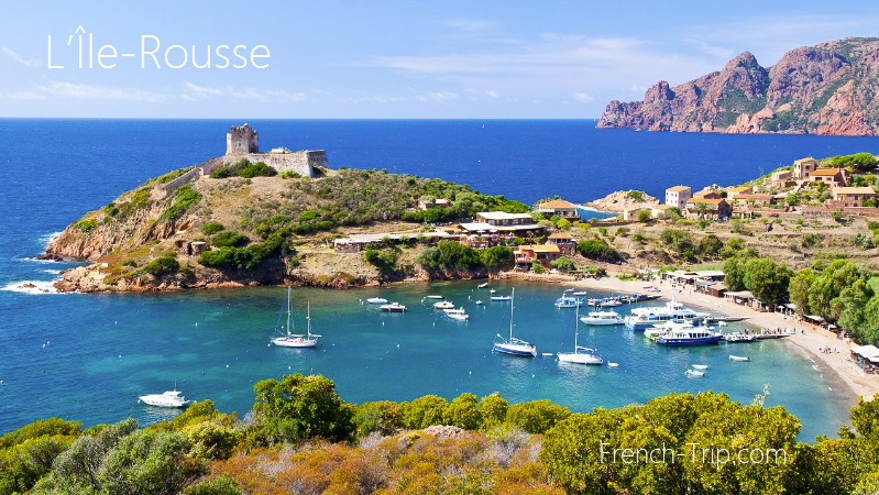 L’Île-Rousse beach