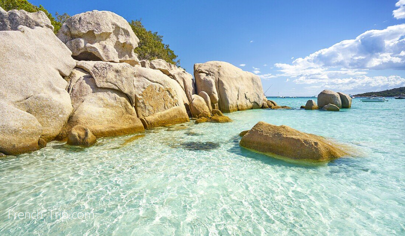 Porto-Vecchio beach corsica Santa Giulia beach