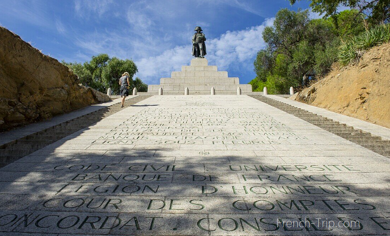 Ajaccio monument to Napoleon - Grotte Napoleon