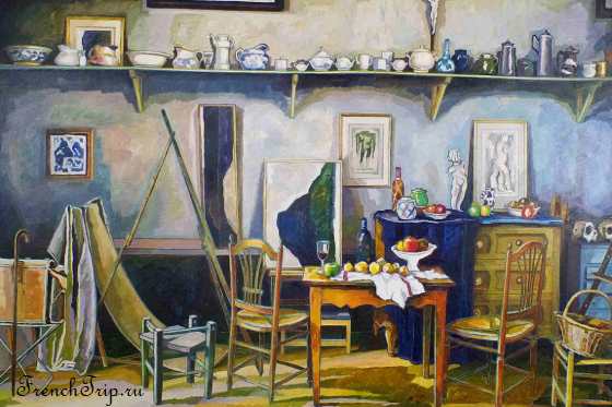 Cézanne's studio on the hill above Aix-en-Provence