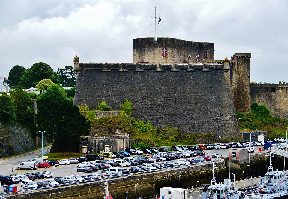 The château of Brest above the Penfeld