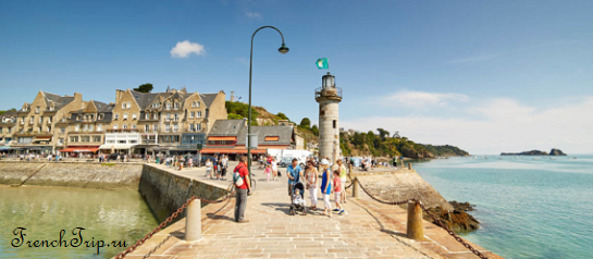 The seafront at Cancale