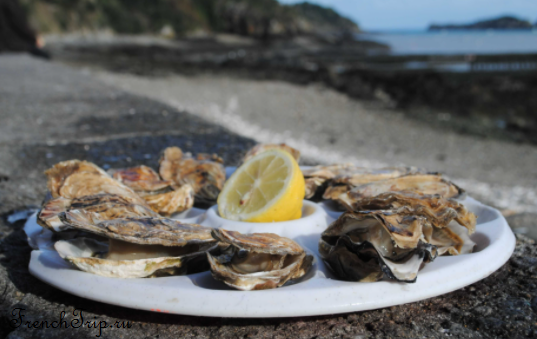 A plate of Cancale oysters