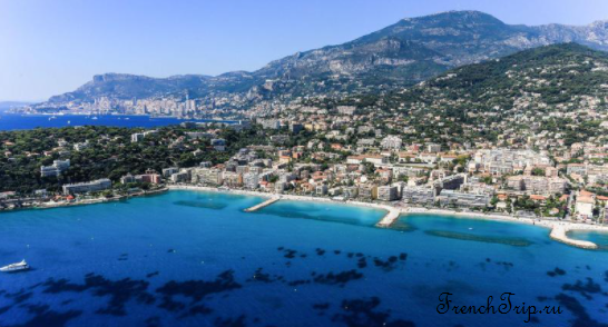 The bay of Roquebrune-Cap-Martin from above
