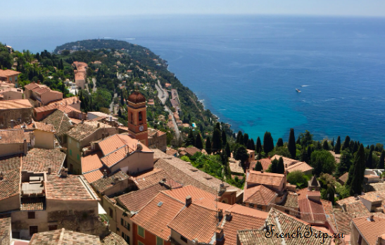 The roofs of Roquebrune village