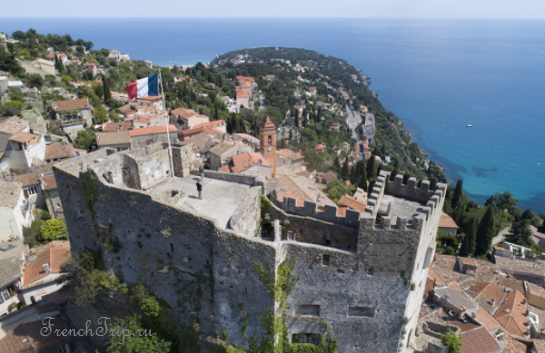 The tenth-century keep at Roquebrune