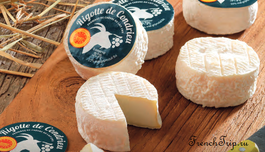 Small goat cheeses including Rigotte de Condrieu