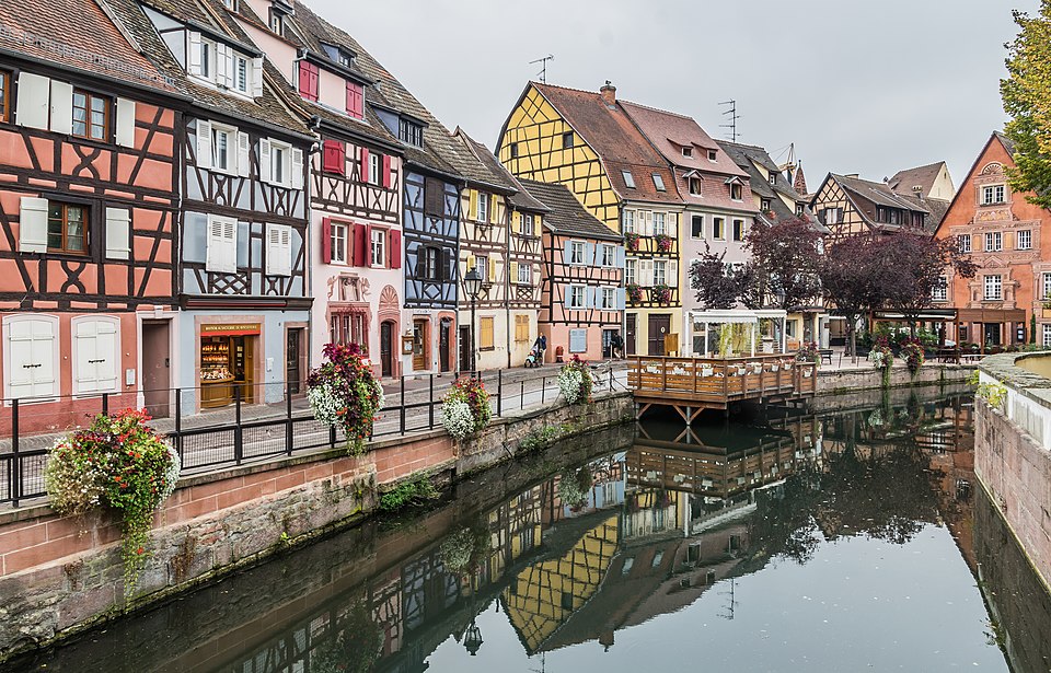 The Petite Venise quarter of Colmar on the Lauch