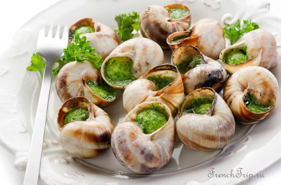 Escargots de Bourgogne with garlic butter