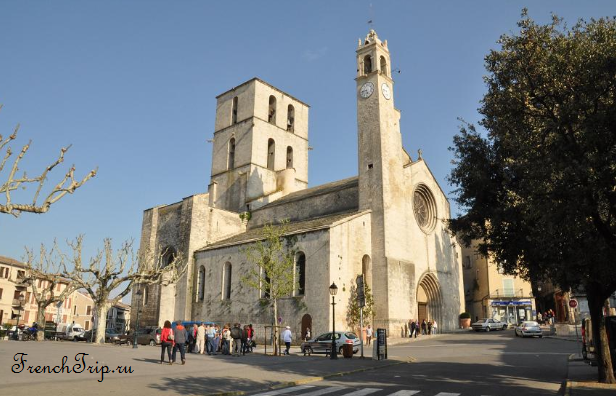 The former cathedral of Notre-Dame du Bourguet in Forcalquier
