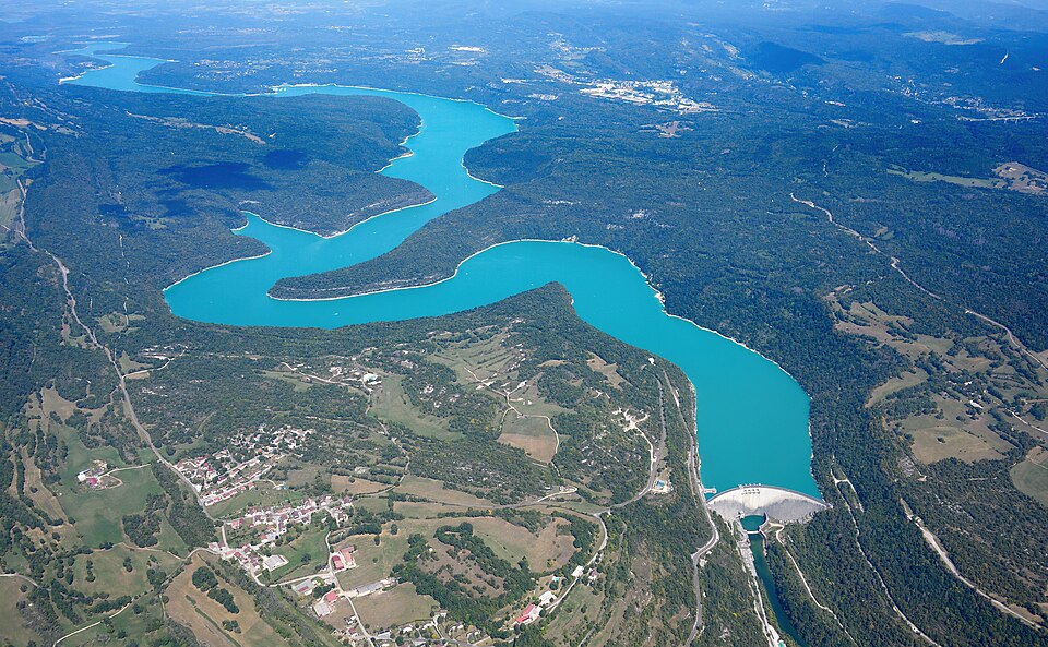 Lac de Vouglans in the Jura