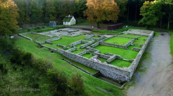 The excavated Gaulish city of Bibracte on Mont Beuvray