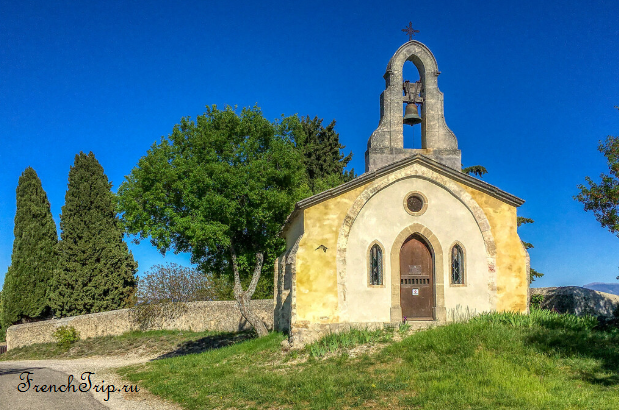 The twelfth-century chapel of Notre-Dame-des-Anges near Lurs