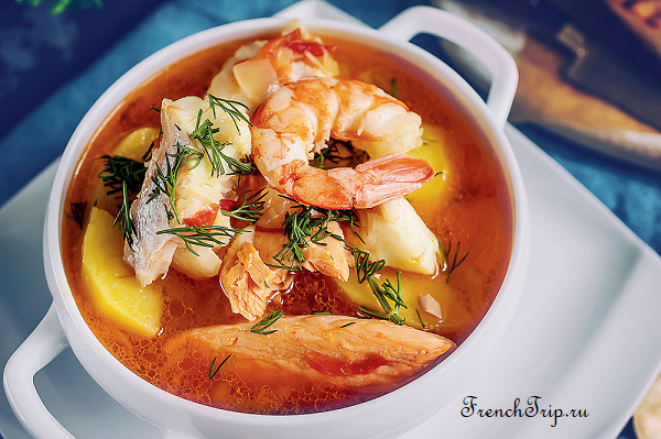 Bouillabaisse, the fish soup of Marseille
