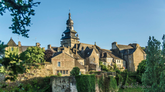 The village of Moncontour in Brittany