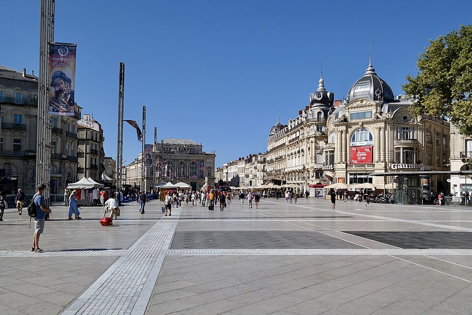 Place de la Comédie in Montpellier