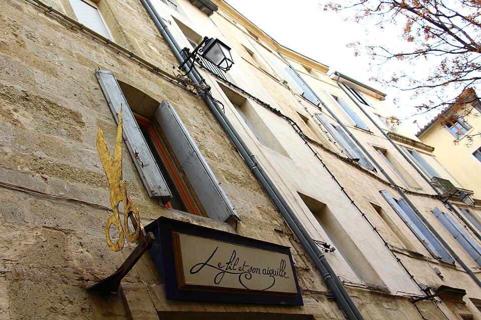 A narrow street in the Écusson, the old town of Montpellier