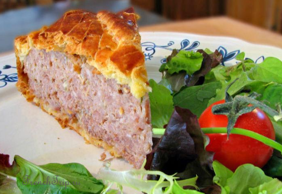 Tourte de la vallée de Munster, a meat pie