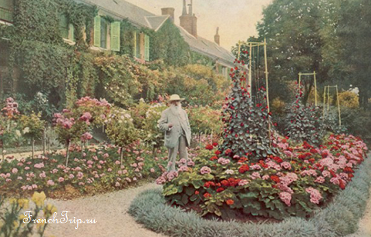 Monet's garden at Giverny in flower