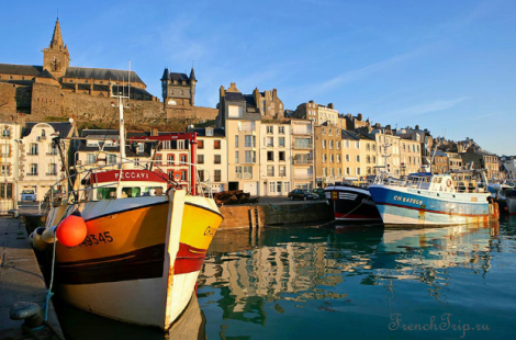 The harbour at Granville in Normandy