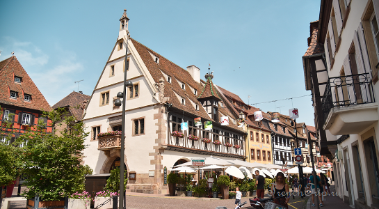 The Halle aux Blés, the sixteenth-century corn hall of Obernai