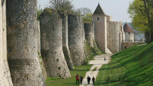 The medieval ramparts of Provins