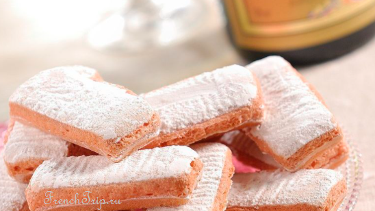 Biscuits roses de Reims, the pink sponge biscuits of the city