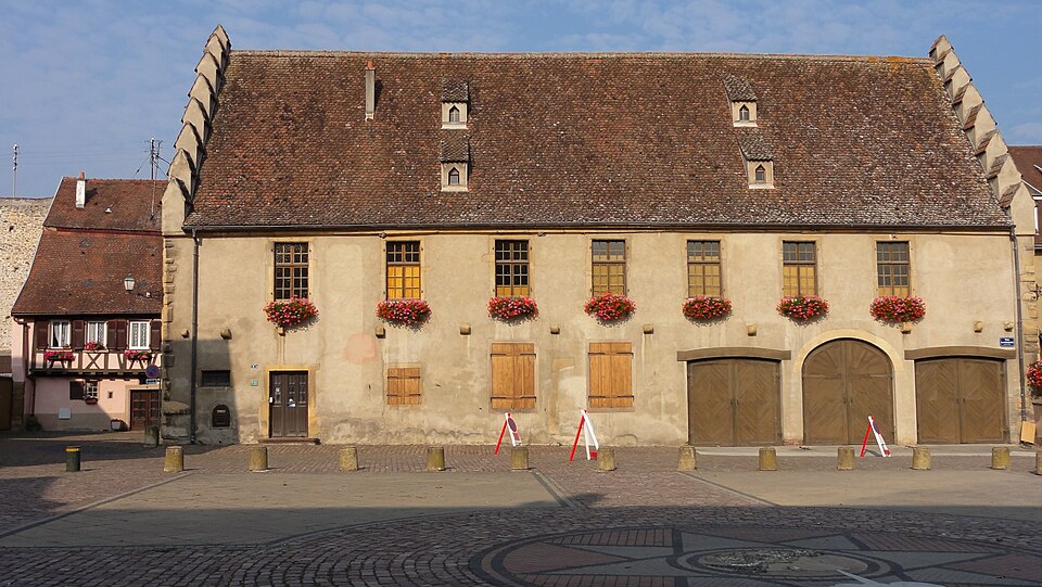 The sixteenth-century Halle au Blé, the corn exchange of Rouffach