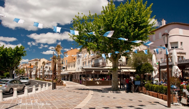 The pedestrian centre of Sainte-Maxime