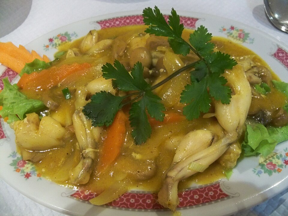 Frog legs in French cuisine (cuisses de grenouille)