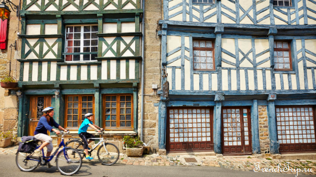 Timber-framed houses in Tréguier