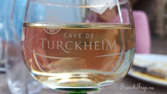 A glass of Alsace white wine