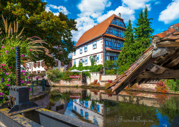 An old house beside the water in Wissembourg