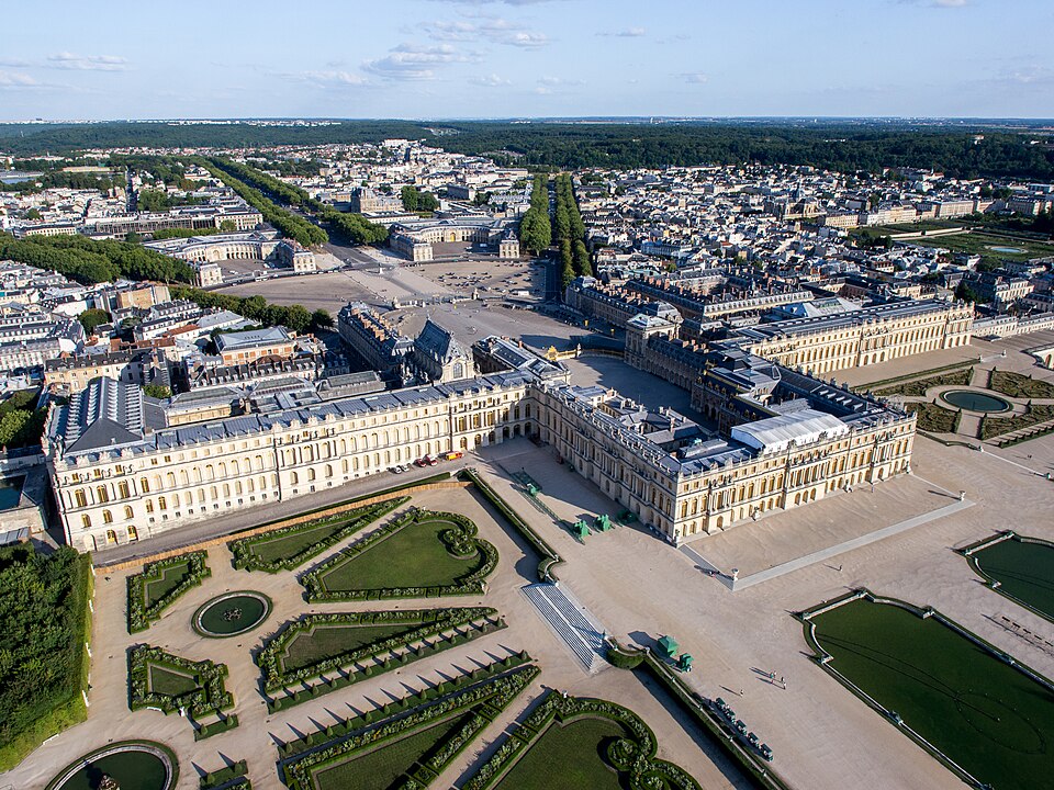 Palace of Versailles from the air