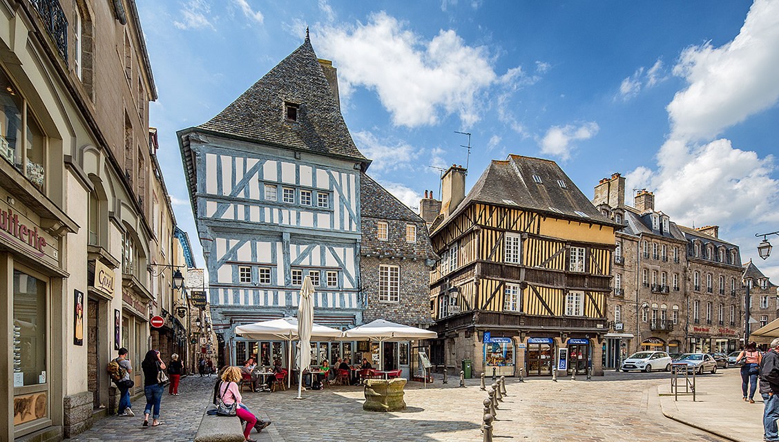 Dinan, Brittany — a walled town on the Les Plus Beaux Détours list