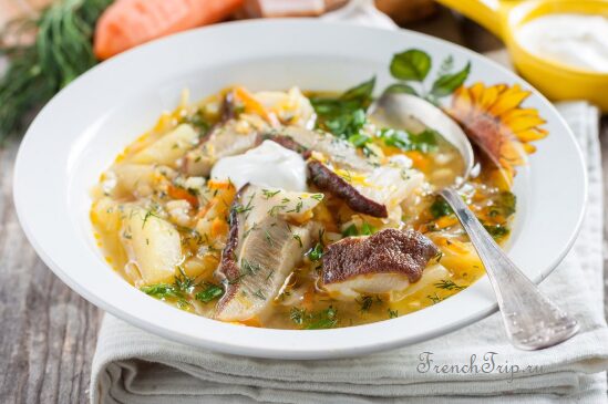 Matelote, river fish stewed in Riesling with cream