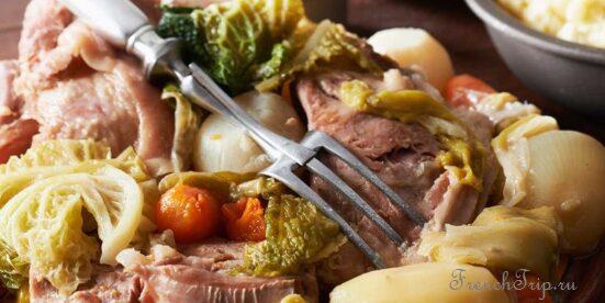 Kig ha farz, Breton pork stew with buckwheat dumplings