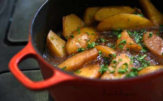 Cacasse a cul nu, the potato stew of the Ardennes