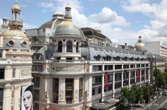 The Printemps department store in Paris